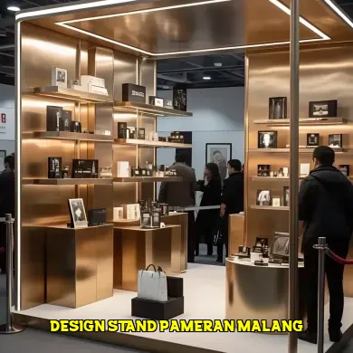 design stand pameran malang
